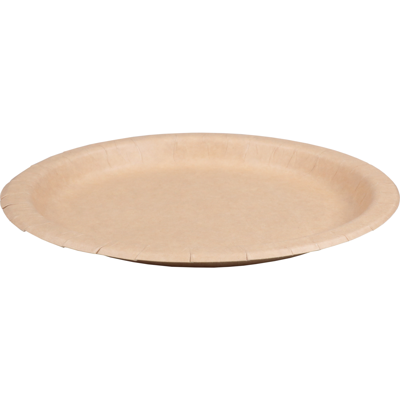 Depa Bord | rond | 1-vaks | karton | Ø22cm | naturel | 500 stuks