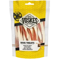 Voskes Twists kip & vis 100g - thumbnail