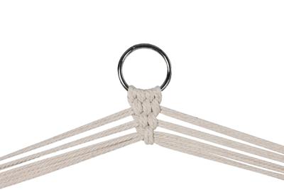 Trädgårdsstol Home ESPRIT Wit Natuurlijk Katoen Hout 90 x 50 x 130 cm