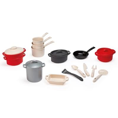 Ecoiffier 100% chef pannen en kookgerei, 19dg,