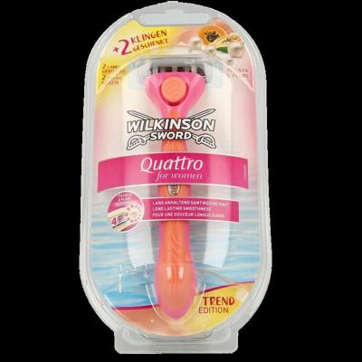 Wilkinson Quattro woman coral razor 1 Stuks