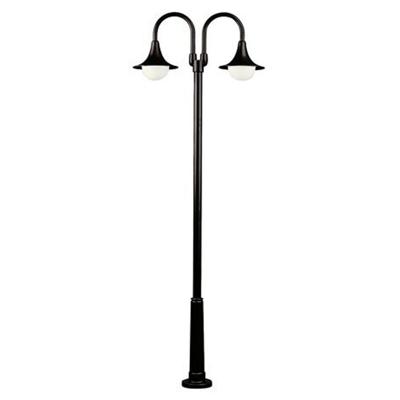 Albert Lantaarnpaal buitenLanor 2-lichts - zwart - 662047