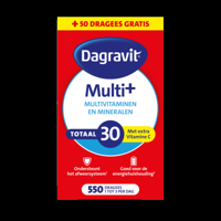 Dagravit Totaal 30 Multivitaminen en Mineralen Dragees - thumbnail