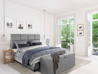 Beddenleeuw Dekenkist 140x40x55 Grijs