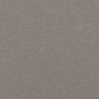 3-delige Loungeset met kussens stof taupe - thumbnail