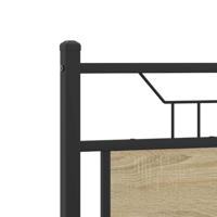 Bedframe zonder matras hout sonoma eikenkleurig 137x190 cm - thumbnail