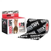 RockTape H2O (10cm x 5m) zwart logo - thumbnail