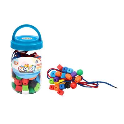 Lobbes Rijgkralen in box, 72st.