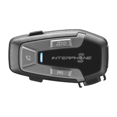 INTERPHONE helm communicatiesysteem "u-com 6 r" helmet com.system interp. u-com 6r single kit