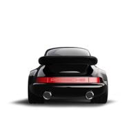 Baghera Speelgoedauto Porsche 911 Zwart - thumbnail