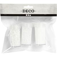 Creativ Company Kunstsneeuw, wit glitter, 35+35+8 gr, 3 doosje/ 1 doos - thumbnail