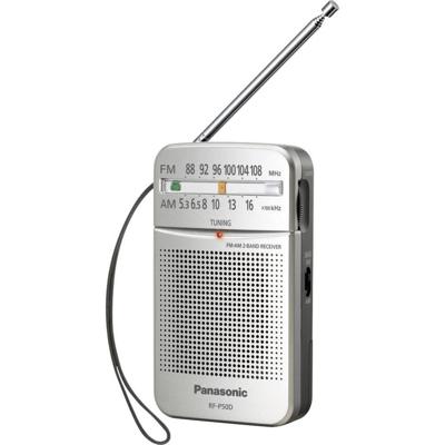 Transistor Radio Panasonic RF-P50DEG-S Rood Zilverkleurig