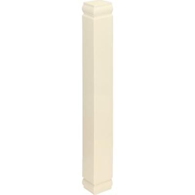Uitwendig hoekstuk geprofileerd 500mm Crème - Heering (2105)