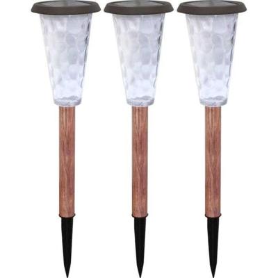 Set van 3 zonnebakens - Canopo - 20 lumen - Beige