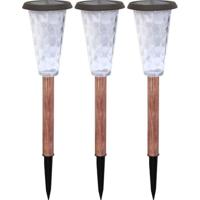 Set van 3 zonnebakens - Canopo - 20 lumen - Beige - thumbnail