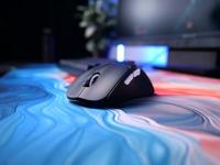CHERRY XTRFY M64 Pro Wireless, Ultrasnelle Draadloze Gamingmuis, 2,4 GHz, Geoptimaliseerd voor E-Sports, 8K-Muis, Ergonomische Vorm met platte Voorkant, Zwart - thumbnail