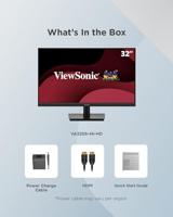 ViewSonic VA3208-4K-HD 32 inch 4K UHD monitor met HDR 10 en Dual HDMI en DisplayPort - thumbnail