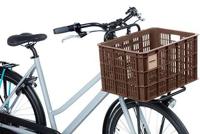 Gerecyclede fietskrat Basil Crate L 40.0 liter 39 x 49 x 26 cm - chocolate brown - thumbnail