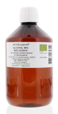 Cruydhof Alcohol 96% inwendig en uitwendig bio 500 Milliliter Cruydhof Alcohol 96% inwendig en uitwendig bio 500 Milliliter