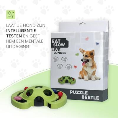 Eat Slow Live Longer Puzzle Beetle