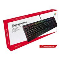 HyperX Alloy Core RGB toetsenbord USB QWERTY Amerikaans Engels Zwart - thumbnail