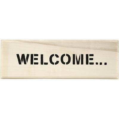 Creativ Company Schild, afm 10x30 cm, dikte 1 cm, 1 stuk