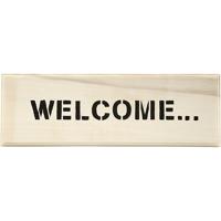 Creativ Company Schild, afm 10x30 cm, dikte 1 cm, 1 stuk - thumbnail
