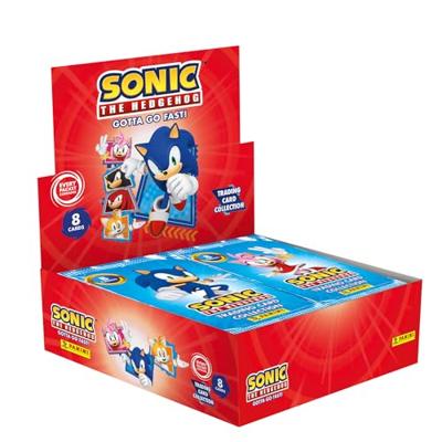 Sonic The Hedgehog - Gotta Go Fast! - Trading Cards Flow Packs Display (18) - thumbnail
