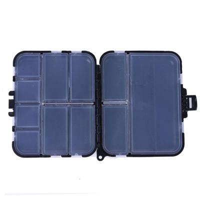 HENGJIA qt062-1 twaalf raster Clamshell visserij Gear Fishing Tackle opbergdoos