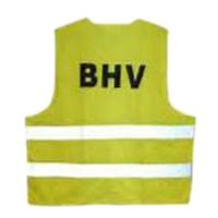 Veiligheidsvest leina met opdruk bhv geel - thumbnail