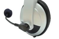 DA-12201 - Hoofdtelefoon - over oor - met bekabeling - wit/ zwart - thumbnail