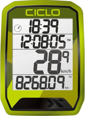 CICLOSPORT fietscomputer "protos 213" bike computer protos 213 green