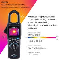 FLIR CM276 Stroomtang Digitaal Geïntegreerde warmtebeeldcamera CAT III 1000 V, CAT IV 600 V - thumbnail