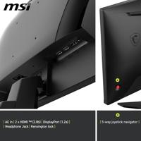 PC-gamerscherm - MSI - 25 inch - Full HD - 200 Hz - Rapid IPS-paneel - 0,5 ms - MAG255F E2 - thumbnail