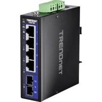 TRENDnet TI-G51SC 5-poorts Gigabit Switch Industriële DIN-rail met MM SC-poort - thumbnail