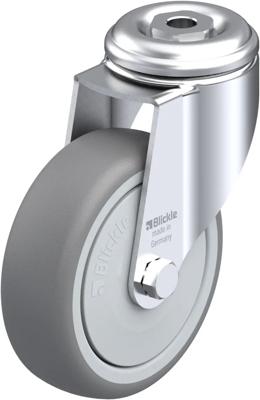 Blickle LKRA-TPA 101KF-11 Zwenkwiel Wieldiameter: 100 mm Draagvermogen (max.): 110 kg 1 stuk(s)