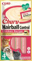 INABA CHURU HAIRBALL CHICKEN RECIPE 4X14GR - thumbnail