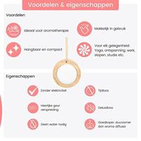 Geursteen met hanger - Aromastone hout - thumbnail