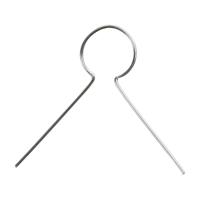 Creativ Company Metalen hanger - verzilverd, 50st. - thumbnail