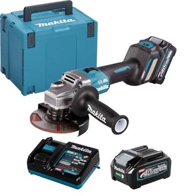 Makita GA023GM201 Accu haakse slijper 125mm XGT 40V Max 4.0Ah in Mbox