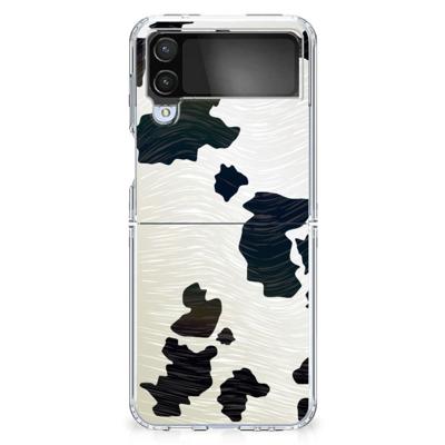Samsung Galaxy Z Flip 4 | TPU Hoesje | Koeienvlekken