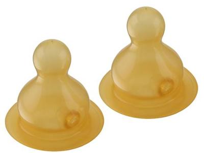 Hevea speen voor glazen drinkfles slowflow (2 stuks) Hevea speen voor glazen drinkfles slowflow (2 stuks)