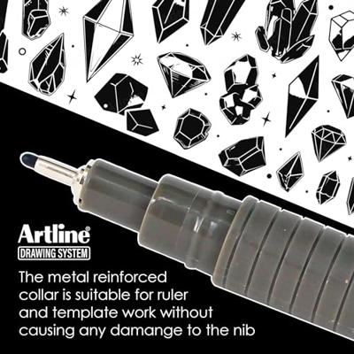 Fineliner Drawing System etui van 4 stuks: 0,2 - 0,4 - 0,6 en 0,8 mm Fineliner Drawing System etui van 4 stuks: 0,2 - 0,4 - 0,6 en 0,8 mm