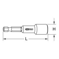 KS Tools 1222172 122.2172 Dopsleutelinzetstuk 6 mm - thumbnail