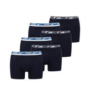 Puma Multi Logo Boxershort 6-Pack Heren Blauw - Maat XL - Kleur: Blauw | Soccerfanshop - thumbnail