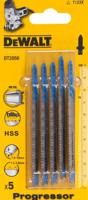DeWalt Accessoires Decoupeerzaagblad HSS Progressor voor plaatmetaal 1,5mm-10mm, pijpen, profielen en aluminium, 100x74x1,2-2,6mm, (T123X) - DT2058-QZ - thumbnail