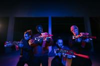 Blaster Hyper Gel - ZURU - X-SHOT Small Clutch - Automatisch en semi-automatisch - 1500 kogeltjes - Bereik 45 m/sec - thumbnail