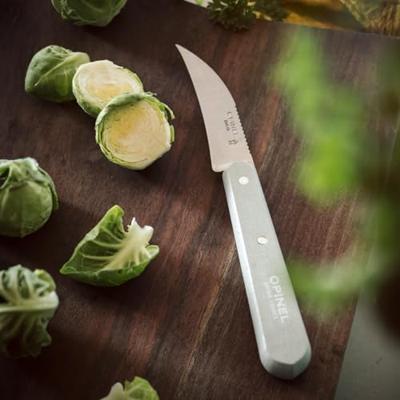 OPINEL - N.114 - Schilmes 7cm gebogen Green Apple - thumbnail
