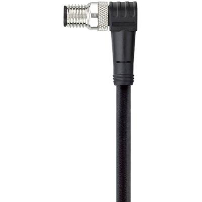 Escha 8043758 Sensor/actuator connector, geassembleerd M8 Aantal polen (sensoren): 3 Stekker, haaks 5.00 m 1 stuk(s)