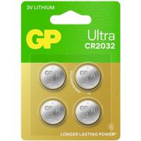 GP Knoopcel CR2032 3 V 4 stuk(s) 220 mAh Lithium Ultra - thumbnail